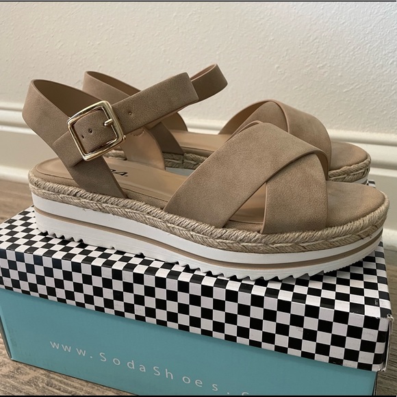 Soda | Shoes | Soda Picnic Sandals New In Box | Poshmark